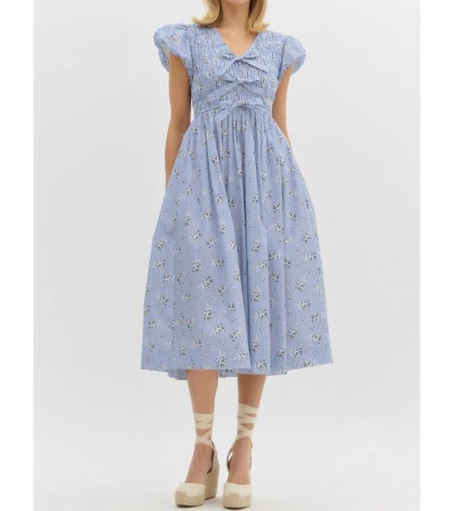 Entro - Betsy Floral Midi Dress