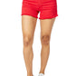 Judy Blue - MID RISE GARMENT DYED FRAY HEM SHORTS