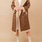 Blue B - Faux Teddy Shearling Cozy Coat
