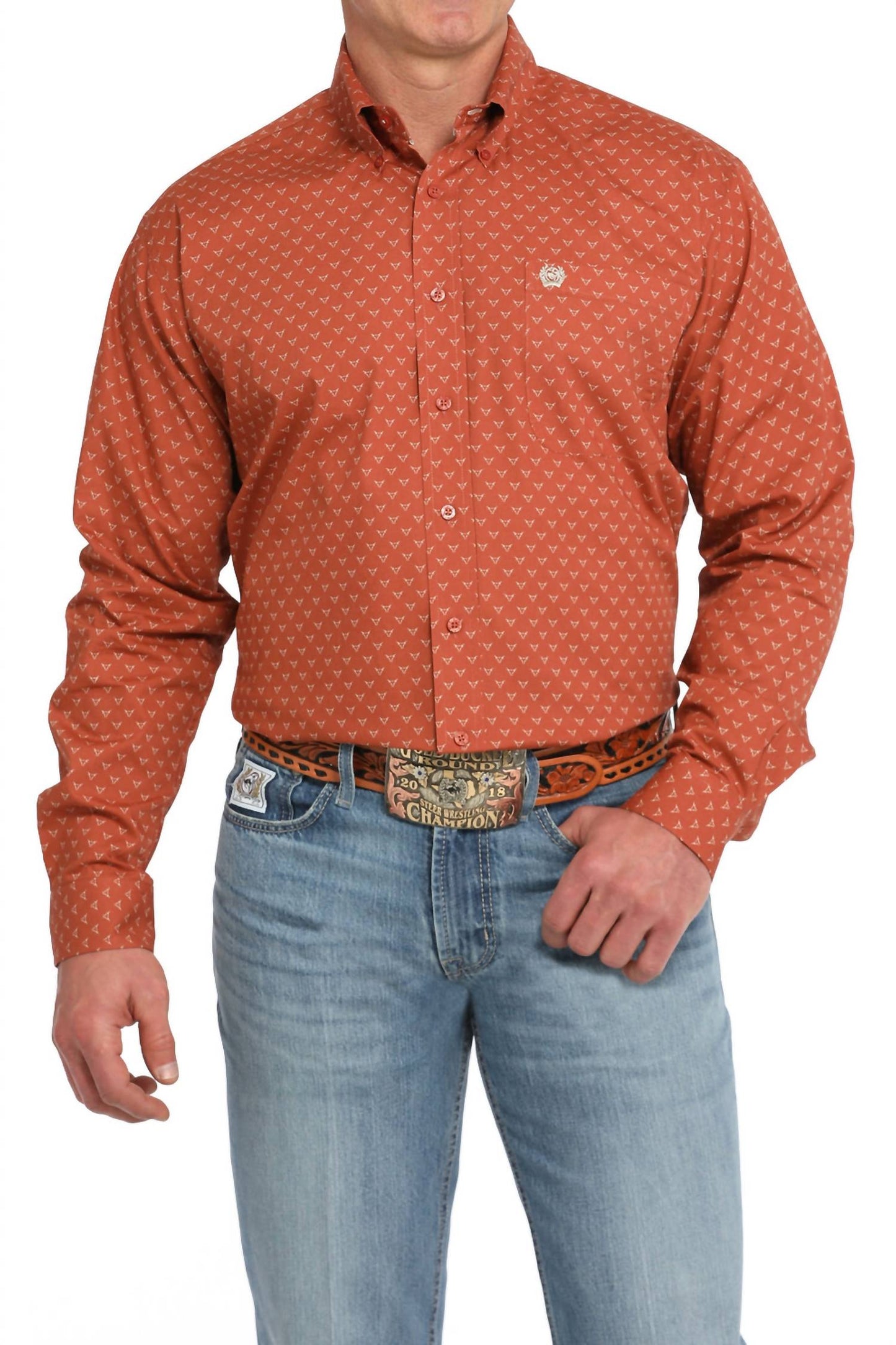 Cinch - Classic Print Button-down Shirt