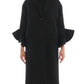 Valentino - Frill Sleeves Compact Drap Coat
