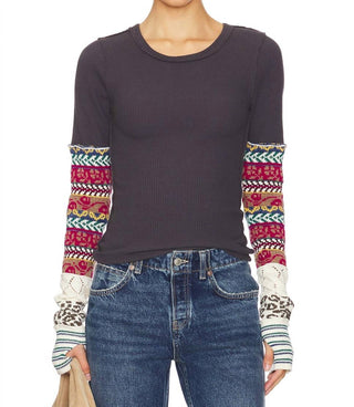 Free People - Blusa All In Cuff