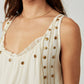 Free People - Virgo Bead-embellished Chiffon Tank