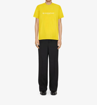Givenchy - Camiseta Slim Fit com Estampa Reversa