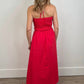 Deluc - Osorio Smocked Halter A-line Dress