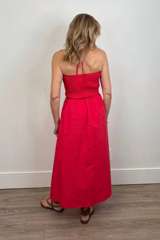Deluc - Vestido Osorio Smocked Halter A-line