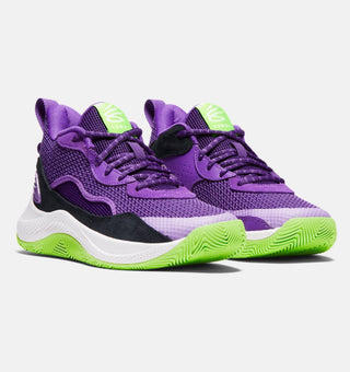 Under Armour - Tênis de basquete Curry 3z 24 Suede para meninos