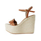 By Nataly Mendez - Women's Amy High Wedge Espadrilles