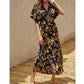 Dress Forum - Flutter Sleeve Satin Maxi Dress