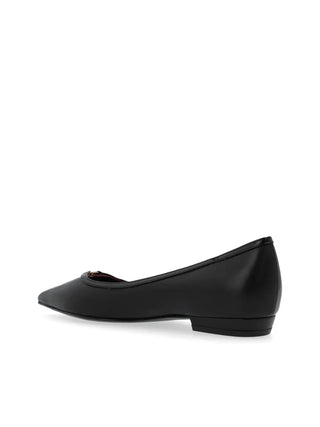 Tory Burch - Sapatilhas femininas com fivela dupla T