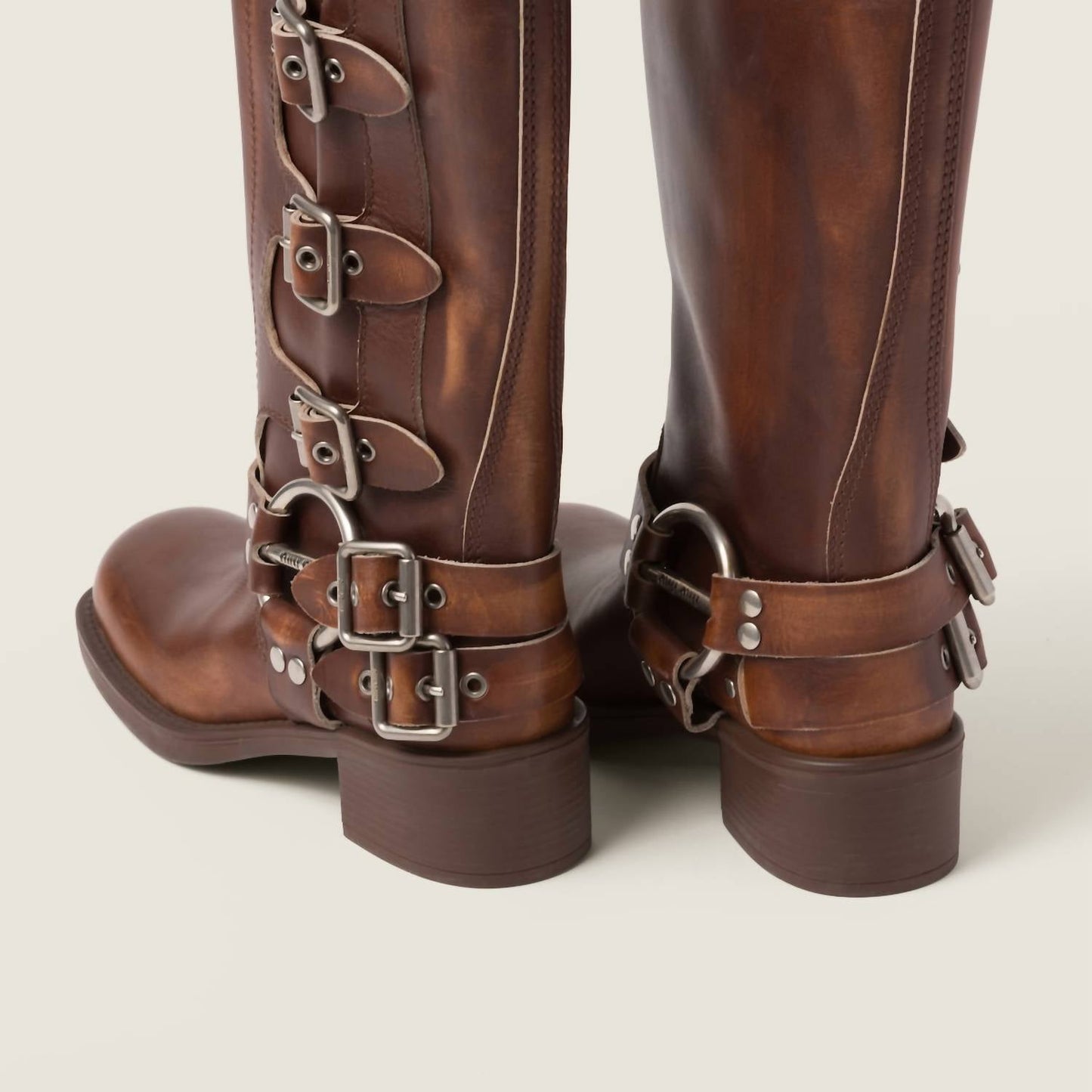 Miu Miu - Women's Buckle Detail Boots