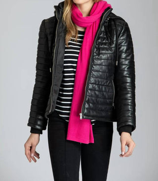 11 Uptown - Jaqueta de couro Puffer