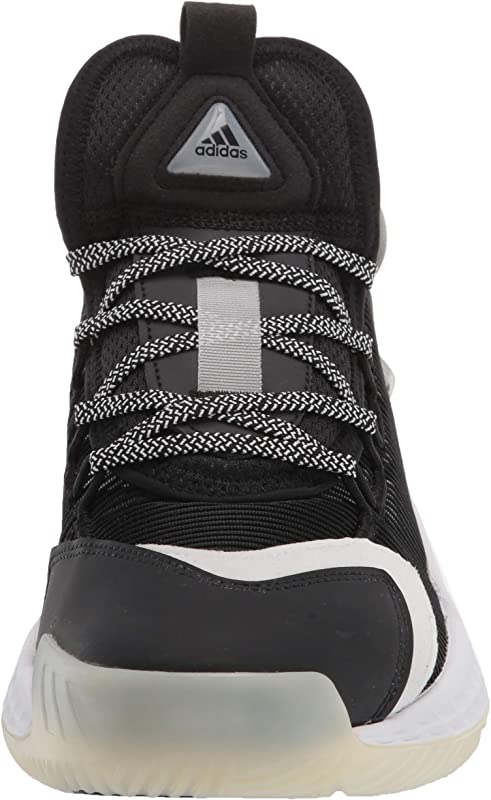 Tênis de basquete masculino Adidas Coll3Ctiv3 2020 Mid, preto/branco, tamanho 4,5 D(M) EUA