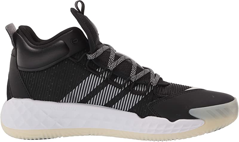 Tênis de basquete masculino Adidas Coll3Ctiv3 2020 Mid, preto/branco, tamanho 4,5 D(M) EUA