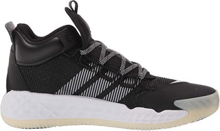 Tênis de basquete masculino Adidas Coll3Ctiv3 2020 Mid, preto/branco, tamanho 4,5 D(M) EUA
