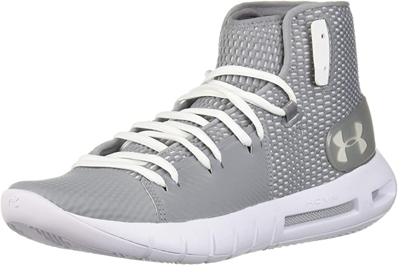 Tênis de basquete Under Armour HOVR Havoc masculino, branco, tamanho 5 D(M) EUA