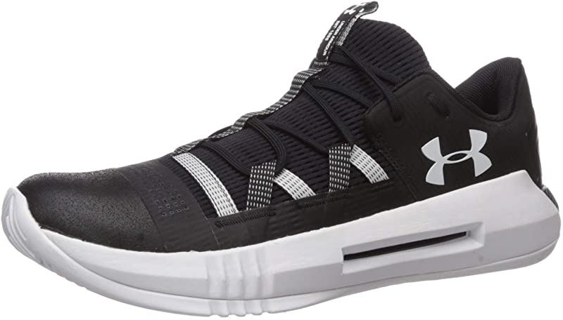 Tênis de vôlei feminino Under Armour Block City 2.0, preto, tamanho 5 B(M) EUA