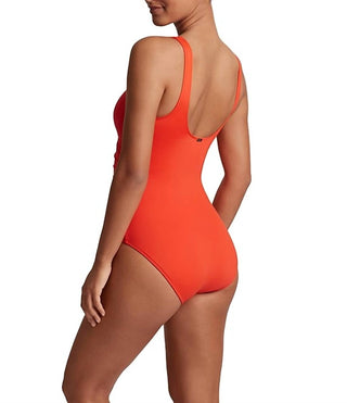 Ralph Lauren - Women's Ring Over The Shoulder Underwire One Piece Swimsuit