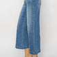 Risen - High Rise Front Seam Wide Jeans