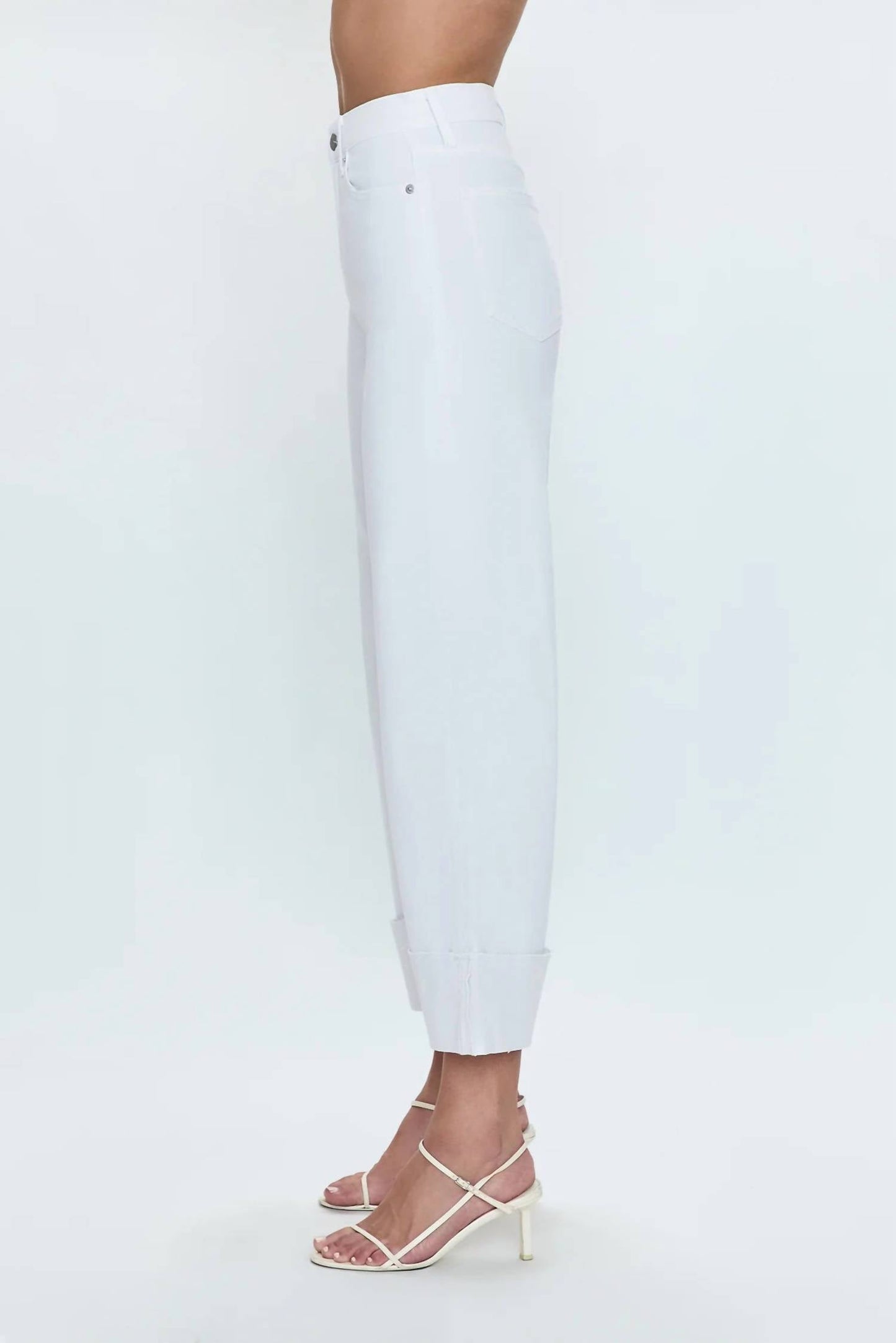 Pistola - Lana Crop Cuffed Wide Leg Jeans