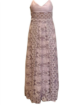 Btb Los Angeles - Vestido Longo Madeira