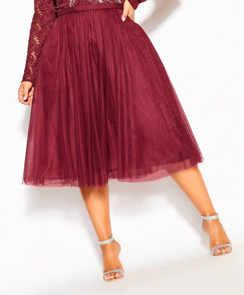 Vestido Feminino Rare Beauty City Chic Vermelho Tamanho Pequeno Pequeno