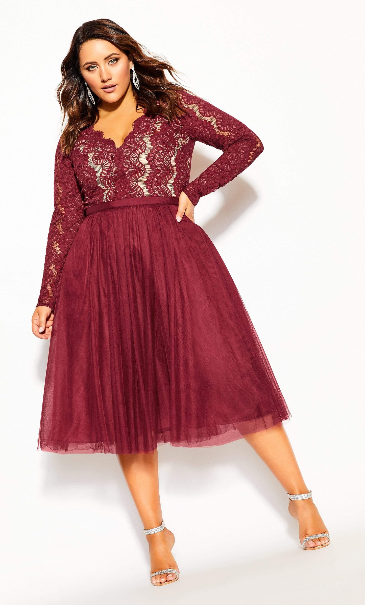 Vestido Feminino Rare Beauty City Chic Vermelho Tamanho Pequeno Pequeno