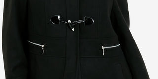 Jaqueta Duffle Plus Feminina Avenue Preta Tamanho 32