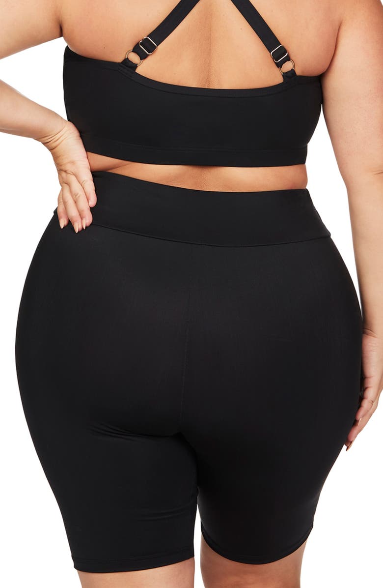 artesands-womens-black-michaelangelo-swim-bike-shorts-size-16-us