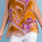 Gigi Moda - Fernanda Swirl Silk Top