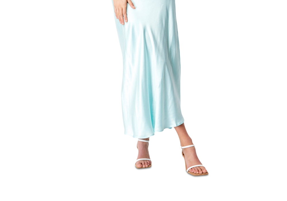 Vestido assimétrico feminino Bardot Astrid em preto, tamanho médio