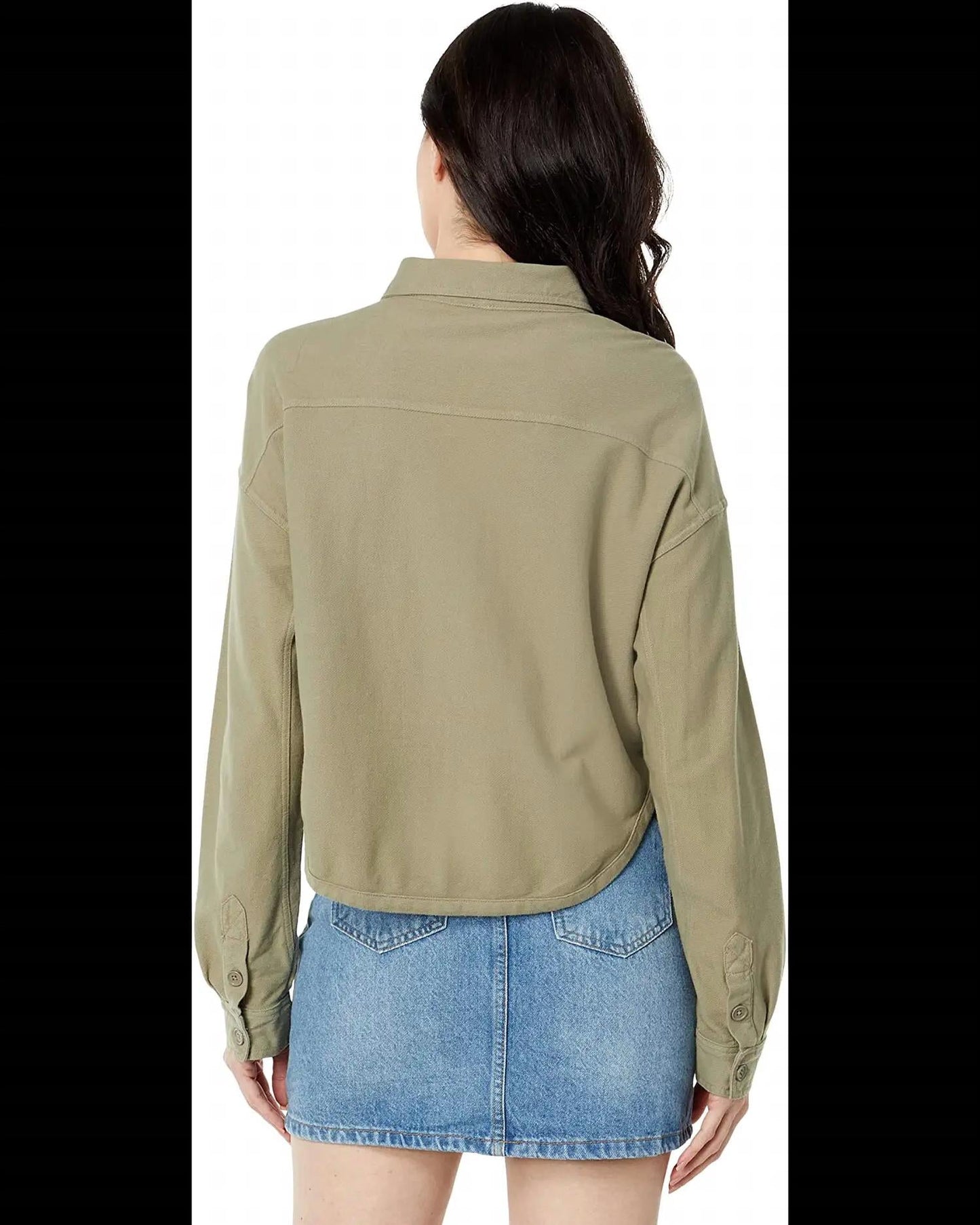 Bobi - Knit Twill Button Shirt Jacket