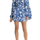Vestido curto floral Holly para outra pessoa significativa em estampa de estêncil azul-marinho, tamanho 2