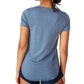Camiseta de ginástica feminina COTTON ON azul tamanho grande