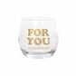 Totalee Gift - YOU & ME STEMLESS GLASSES