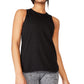 Regata feminina Cotton On Active Curve Hem preta tamanho pequeno