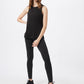 Regata feminina Cotton On Active Curve Hem preta tamanho grande