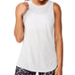 Regata feminina Active Curve Hem COTTON ON cinza tamanho médio