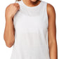 Regata feminina Active Curve Hem COTTON ON cinza tamanho médio