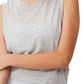 Camiseta regata feminina Cotton On The Tank, cinza, tamanho médio