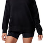 Suéter feminino de manga comprida COTTON ON Lifestyle, preto, tamanho X-G