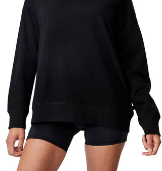 COTTON ON Women's Lifestyle Long Sleeve Sweatshirt Black Size X-Large