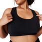 Top curto feminino com alças ativas, preto, tamanho 20W, COTTON ON