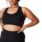 Top curto feminino com alças ativas, preto, tamanho 20W, COTTON ON