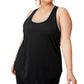 Camiseta regata feminina COTTON ON Active Training, preta, tamanho 18W