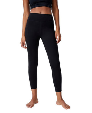 Calça justa feminina de inverno com forro de lã, preta, tamanho médio, COTTON ON