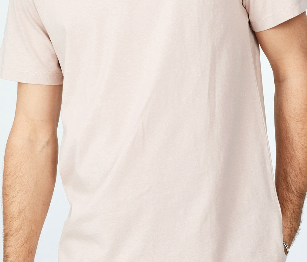 Camiseta Henley Orgânica Masculina Cotton On Rosa Tamanho P