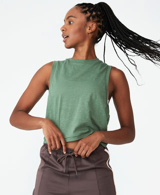 COTTON ON Regata Feminina Verde