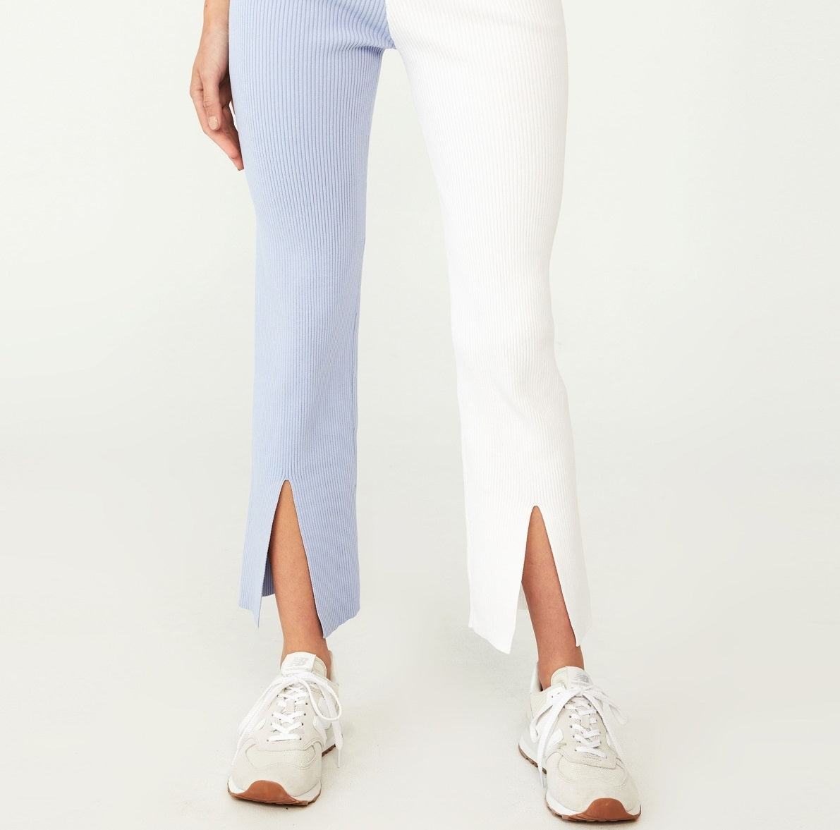 Calça de malha confortável feminina COTTON ON, branca, tamanho médio