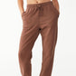 Calça de ginástica feminina COTTON ON plush marrom tamanho médio